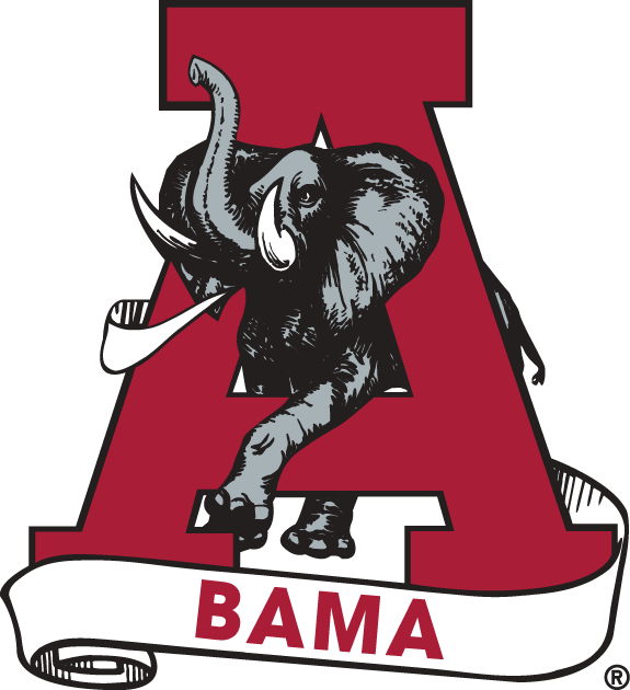Alabama Crimson Tide 1974-2000 Secondary Logo t shirts DIY iron ons